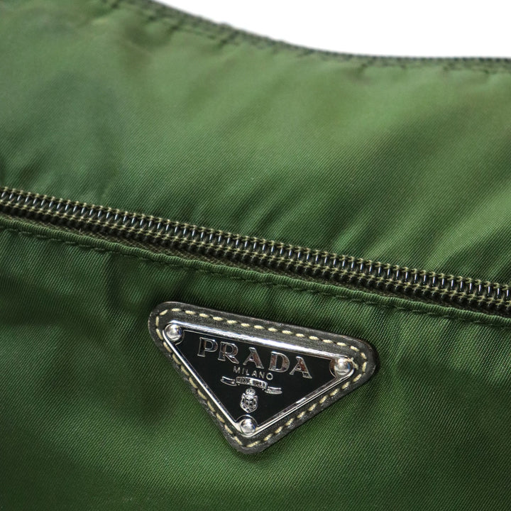 PRADA プラダ ショルダーバッグ ナイロン カーキ
