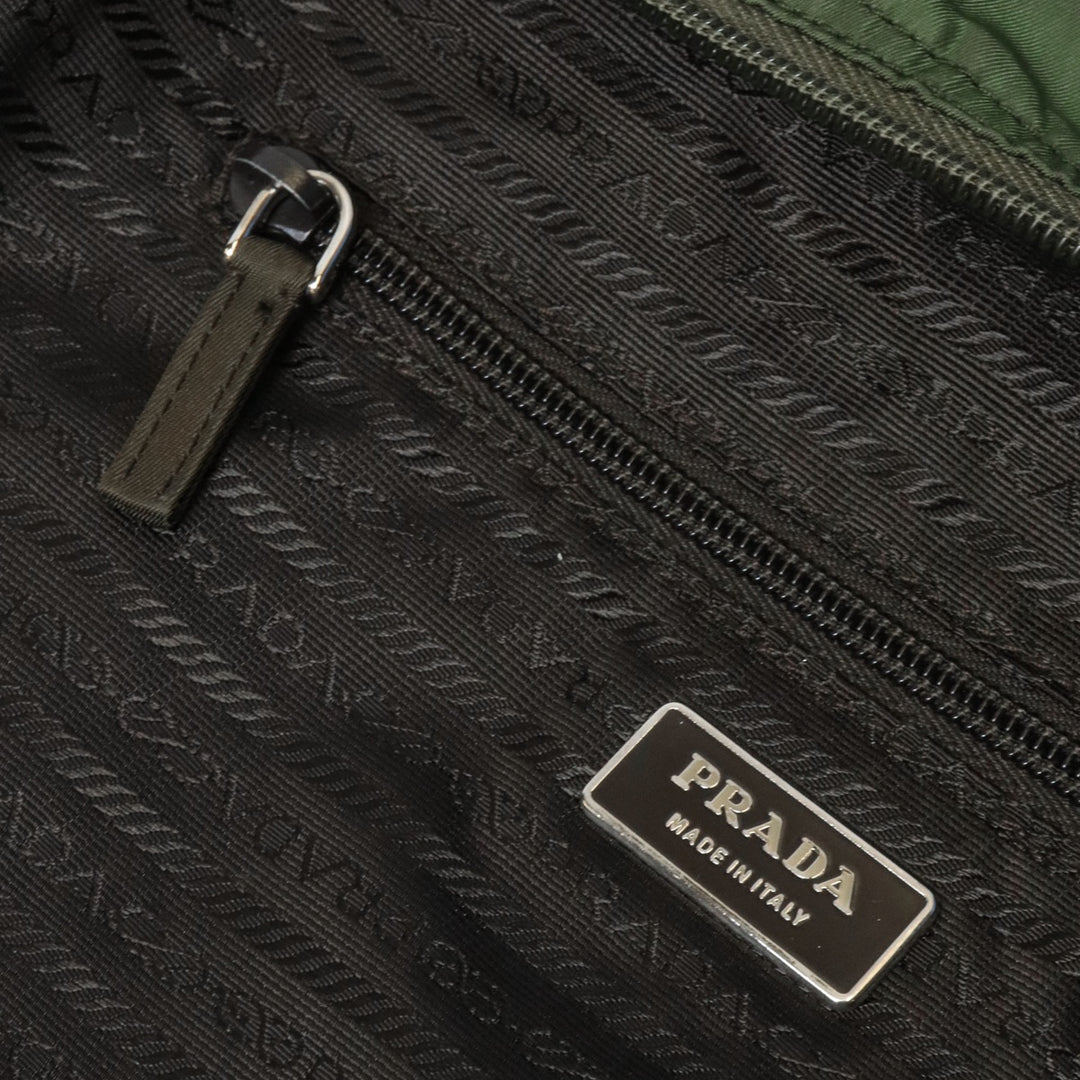 PRADA プラダ ショルダーバッグ ナイロン カーキ