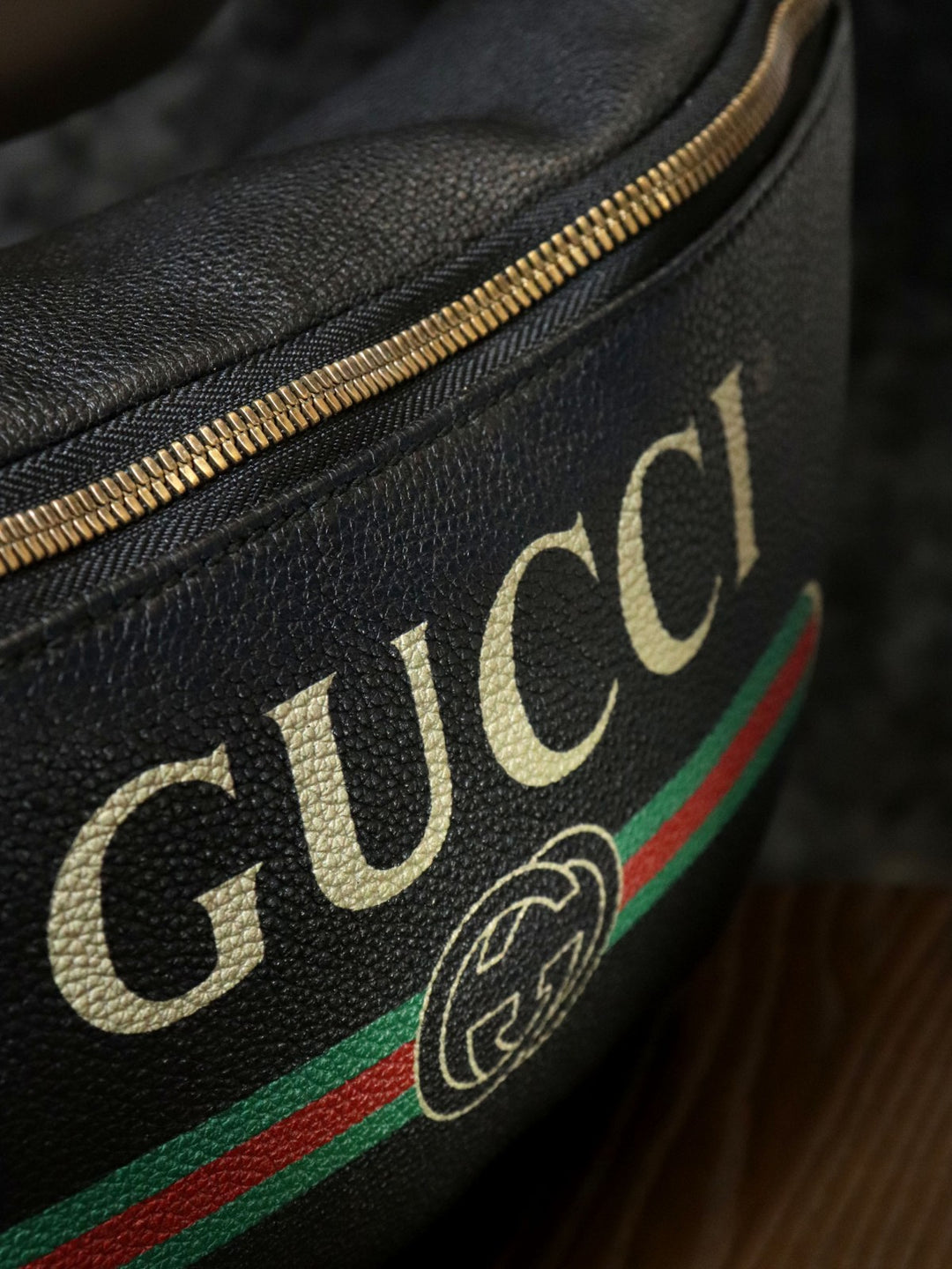 GUCCI グッチ 530412 ボディバッグ シェリーライン ラージ レザー ブラック メンズ レディース
