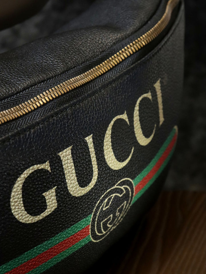 GUCCI グッチ 530412 ボディバッグ シェリーライン ラージ レザー ブラック メンズ レディース