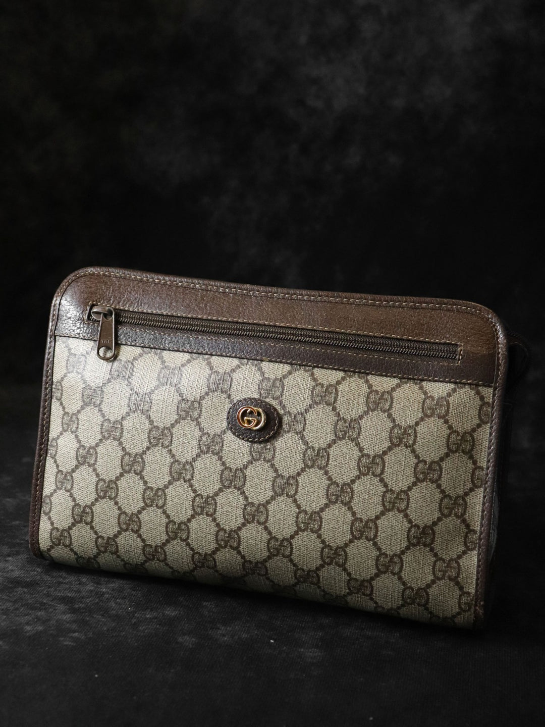 GUCCI オールドグッチ クラッチバッグ ポーチ セカンドバッグ PVC GGスプリーム ヴィンテージ
