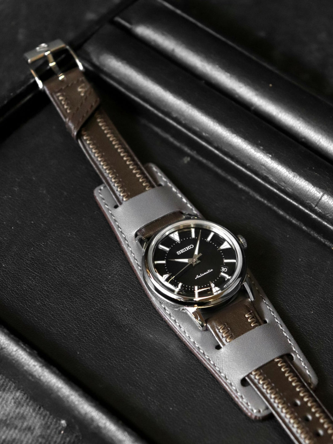 SEIKO セイコー プロスペックス アルピニスト SBEN001/6L35-00E0 腕時計 自動巻き レザー ブラック 腕時計