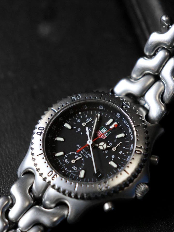 美品 TAG HEUER タグホイヤー プロフェッショナル 200 クロノグラフ S39.306 腕時計 QZ
