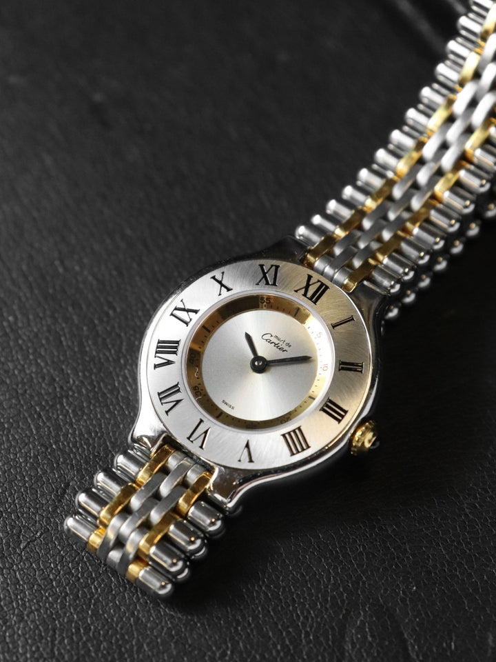 Cartier カルティエ マスト21 SM W10073F4 腕時計 クォーツ SS シルバー ヴィンテージ