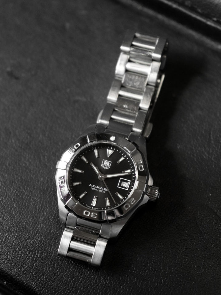 TAG HEUER タグホイヤー 腕時計 アクアレーサー WAY1410.BA0920 クォーツ SS ブラック ブランド