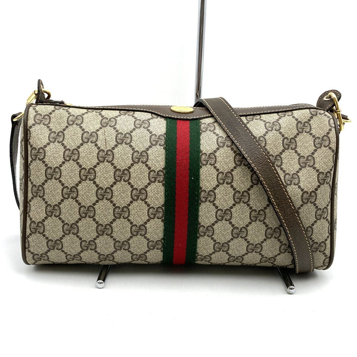 GUCCI グッチ GGスプリーム シェリー ショルダーバッグ ブラウン オールド ヴィンテージ