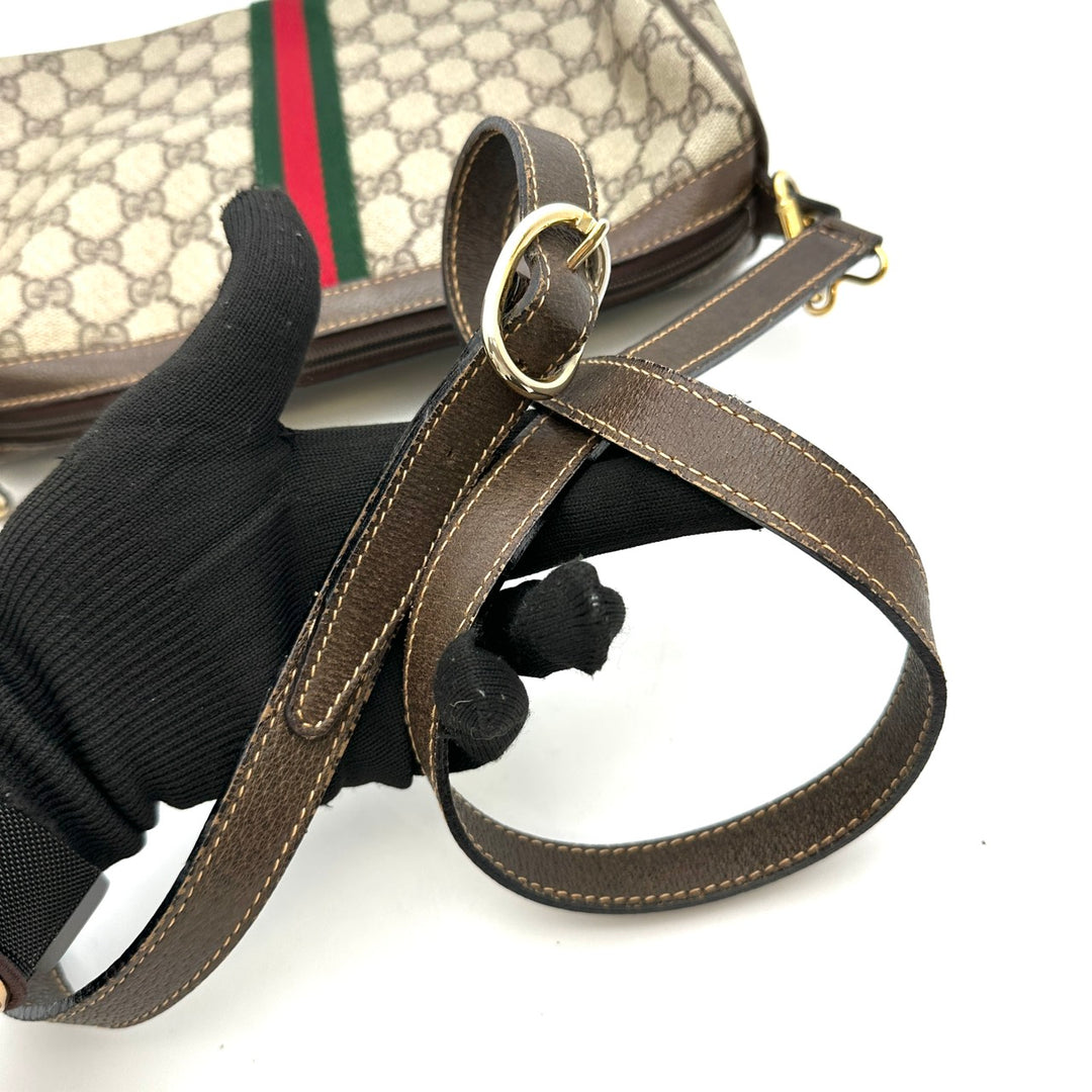 GUCCI グッチ GGスプリーム シェリー ショルダーバッグ ブラウン オールド ヴィンテージ