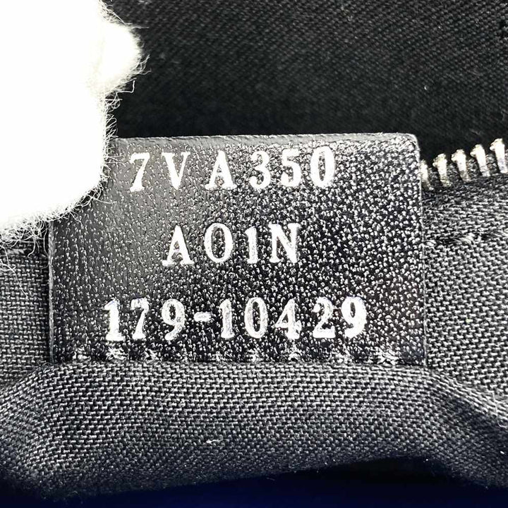 FENDI フェンディ 7VA350 ボキャブラリー クラッチバッグ THINK FENDI セカンドバッグ ポーチ ブルー レザー