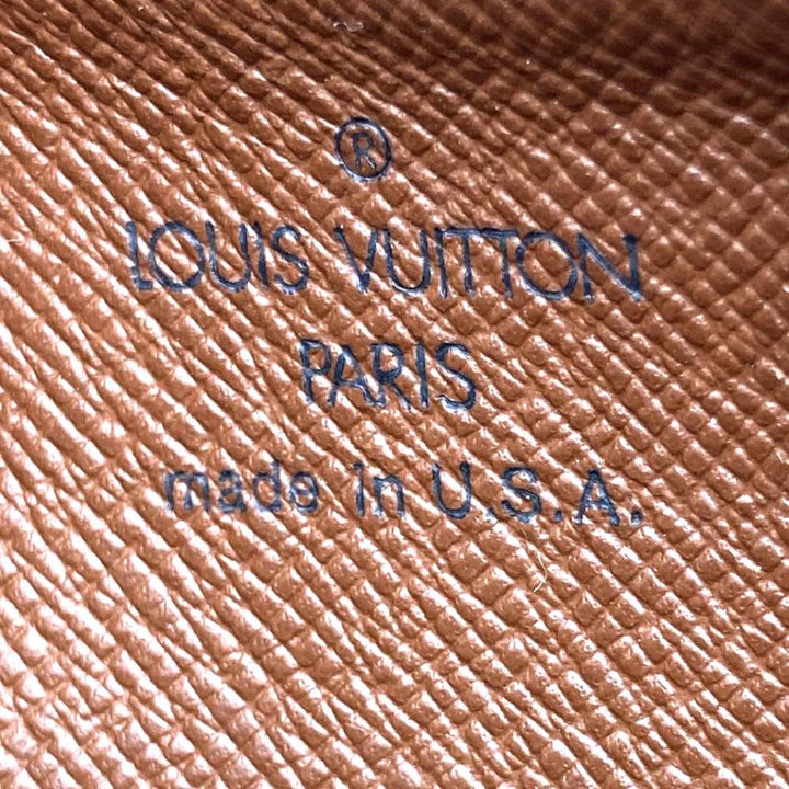 ポーチ付き LOUIS VUITTON ルイ・ヴィトン M51385 パピヨン30 ショルダーバッグ ブラウン モノグラム