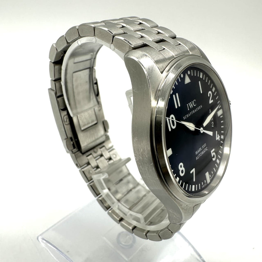 IWC インターナショナルウォッチカンパニー 腕時計 パイロットウォッチ マークXVII IW326504 自動巻き ブラック