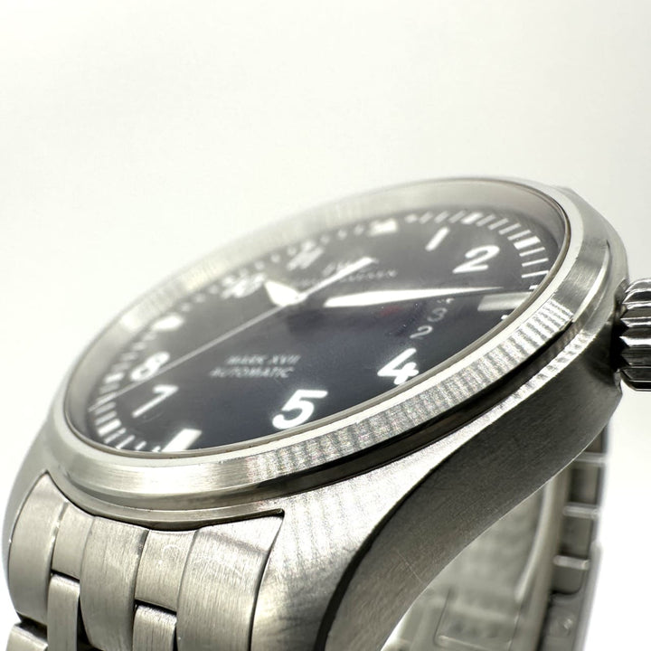 IWC インターナショナルウォッチカンパニー 腕時計 パイロットウォッチ マークXVII IW326504 自動巻き ブラック