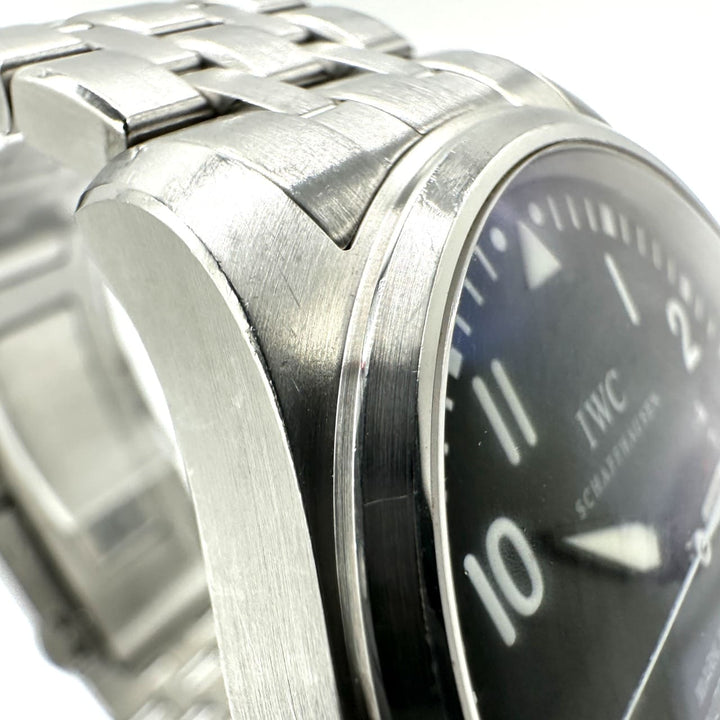 IWC インターナショナルウォッチカンパニー 腕時計 パイロットウォッチ マークXVII IW326504 自動巻き ブラック