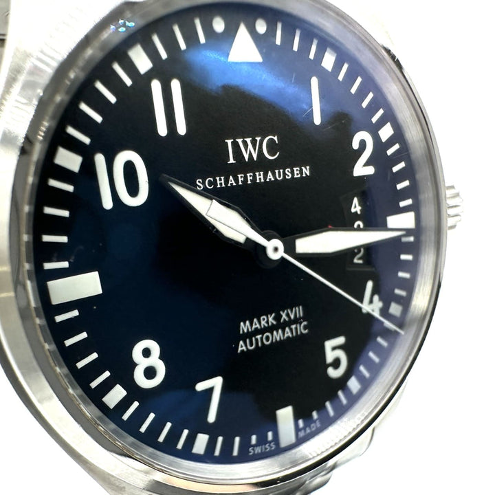 IWC インターナショナルウォッチカンパニー 腕時計 パイロットウォッチ マークXVII IW326504 自動巻き ブラック