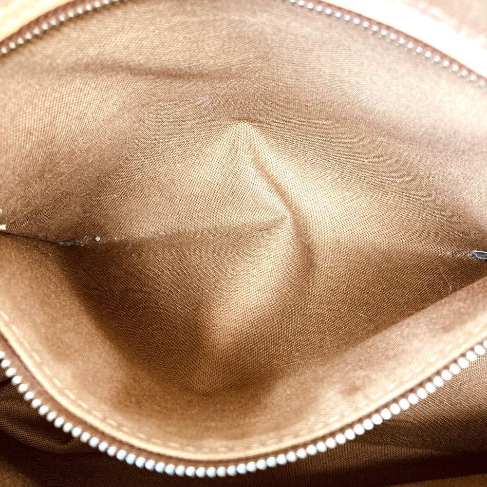 LOUIS VUITTON バティニョール・オリゾンタル モノグラム ハンドバッグ ブラウン 手提げ ベタ無し M51154 ルイ・ヴィトン