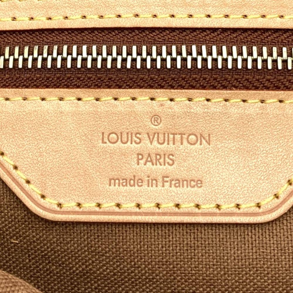 LOUIS VUITTON バティニョール・オリゾンタル モノグラム ハンドバッグ ブラウン 手提げ ベタ無し M51154 ルイ・ヴィトン