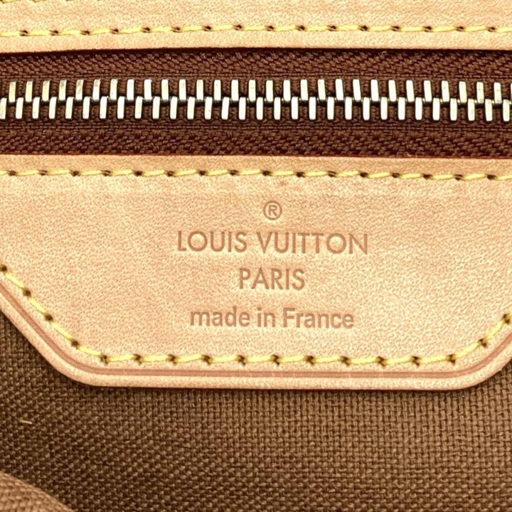 LOUIS VUITTON バティニョール・オリゾンタル モノグラム ハンドバッグ ブラウン 手提げ ベタ無し M51154 ルイ・ヴィトン