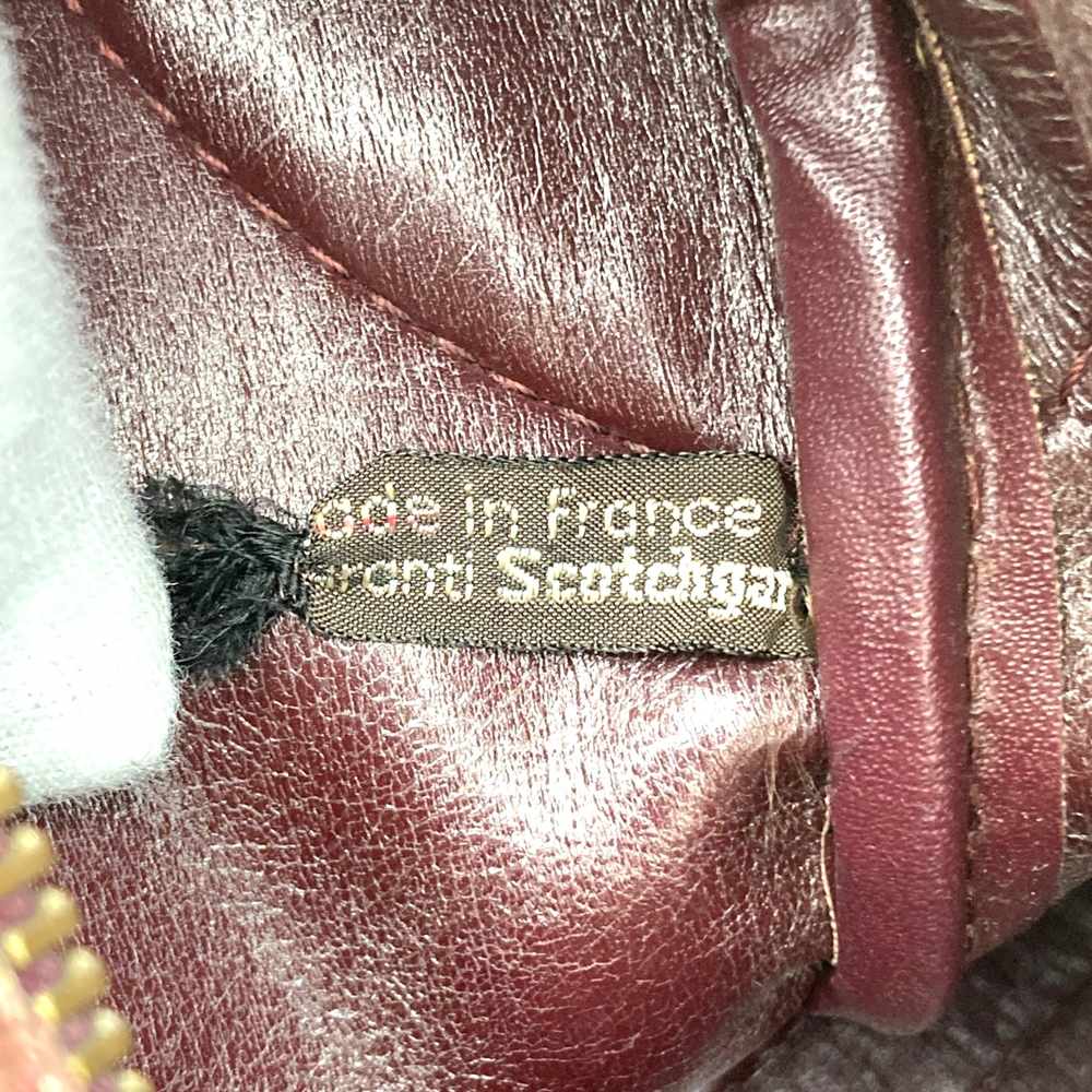 Dior ディオール トロッター ボストンバッグ キャンバス/レザー ワインレッド ボルドー ブラウン