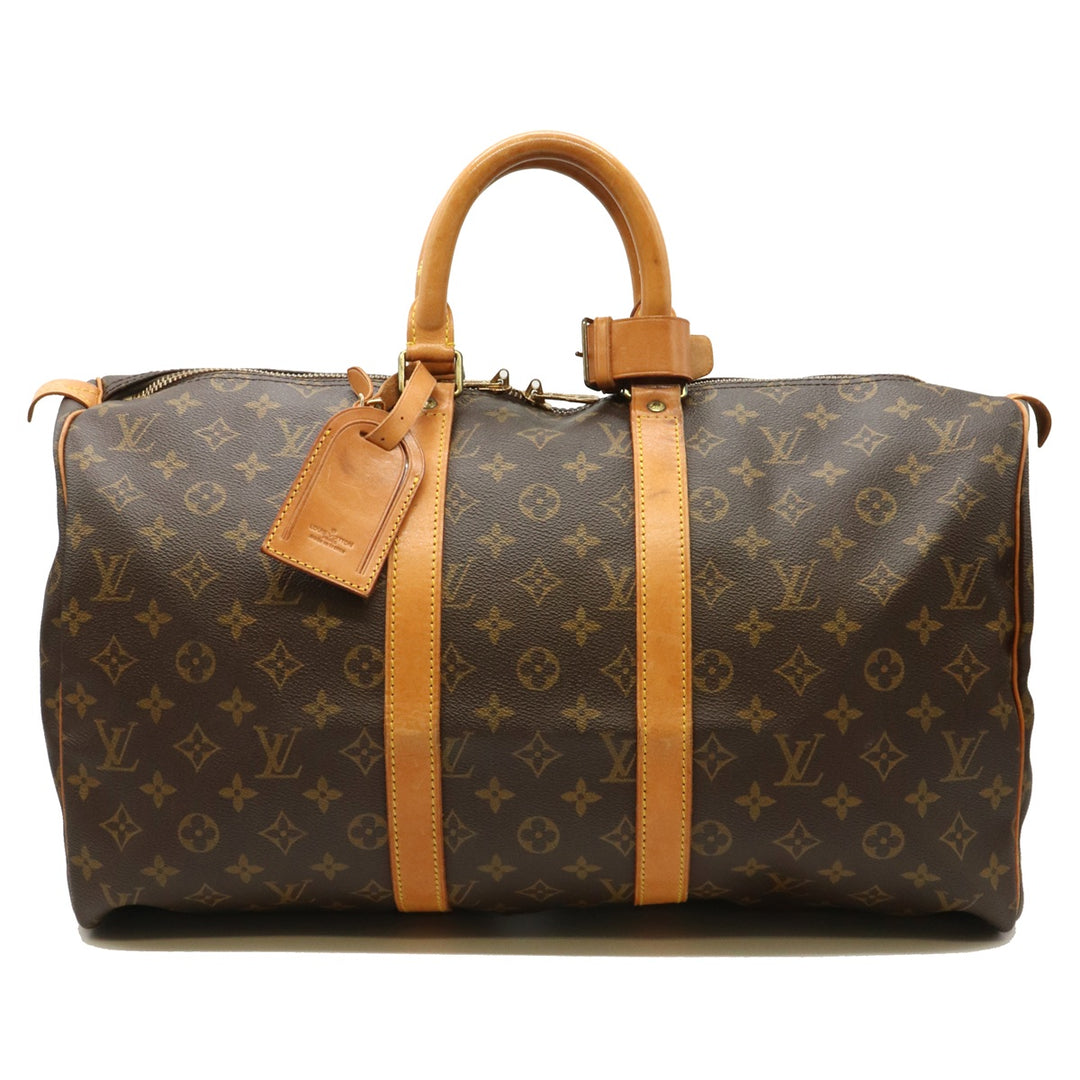 LOUIS VUITTON ルイ・ヴィトン キーポル45 M41428 ボストンバッグ モノグラムキャンバス ブラウン