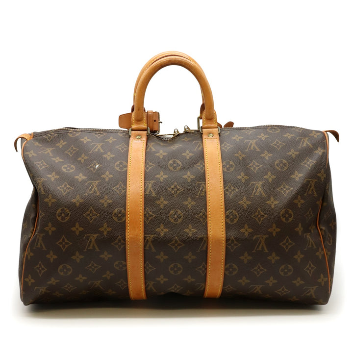LOUIS VUITTON ルイ・ヴィトン キーポル45 M41428 ボストンバッグ モノグラムキャンバス ブラウン