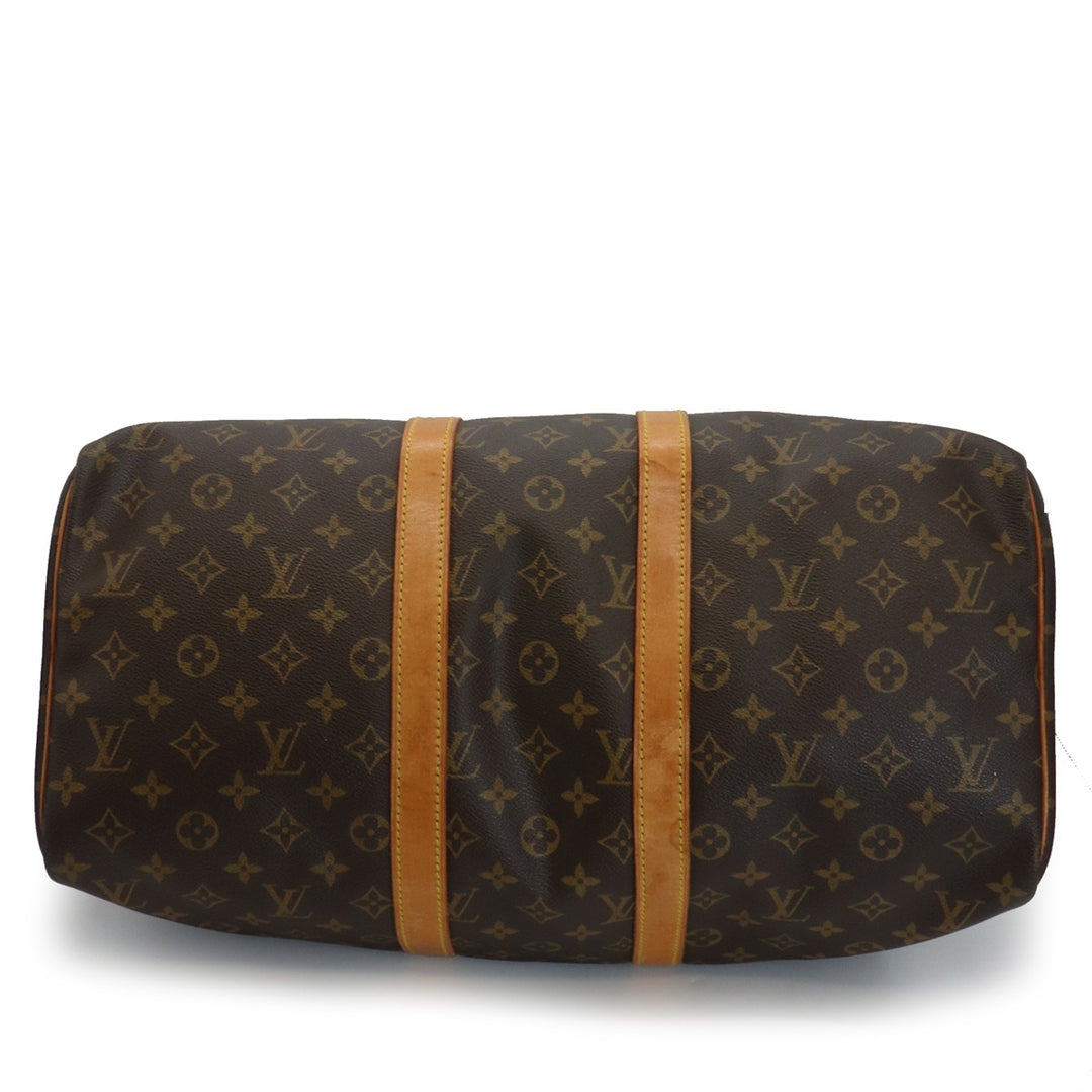LOUIS VUITTON ルイ・ヴィトン キーポル45 M41428 ボストンバッグ モノグラムキャンバス ブラウン