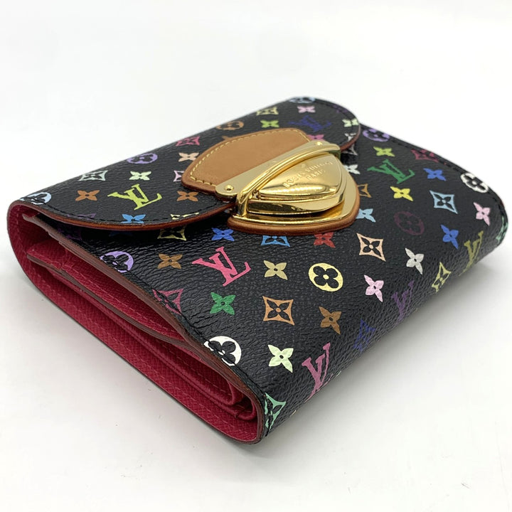 LOUIS VUITTON ルイ・ヴィトン ポルトフォイユ ジョイ M60282 三つ折り財布 モノグラムマルチカラー ブラック
