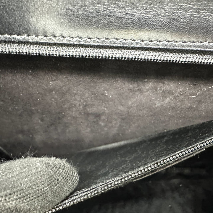 GUCCI グッチ 000 46 バンブー ハンドバッグ レザー ブラック オールドグッチ ヴィンテージ