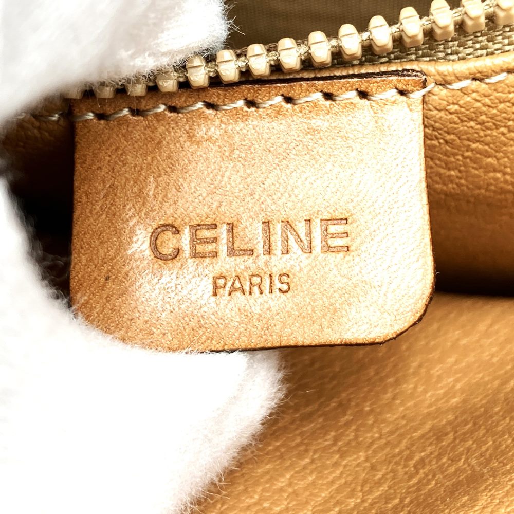 CELINE セリーヌ M08 セカンドバッグ マカダム ブラウン クラッチバッグ 小物入れ PVC