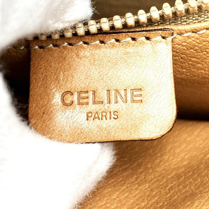 CELINE セリーヌ M08 セカンドバッグ マカダム ブラウン クラッチバッグ 小物入れ PVC