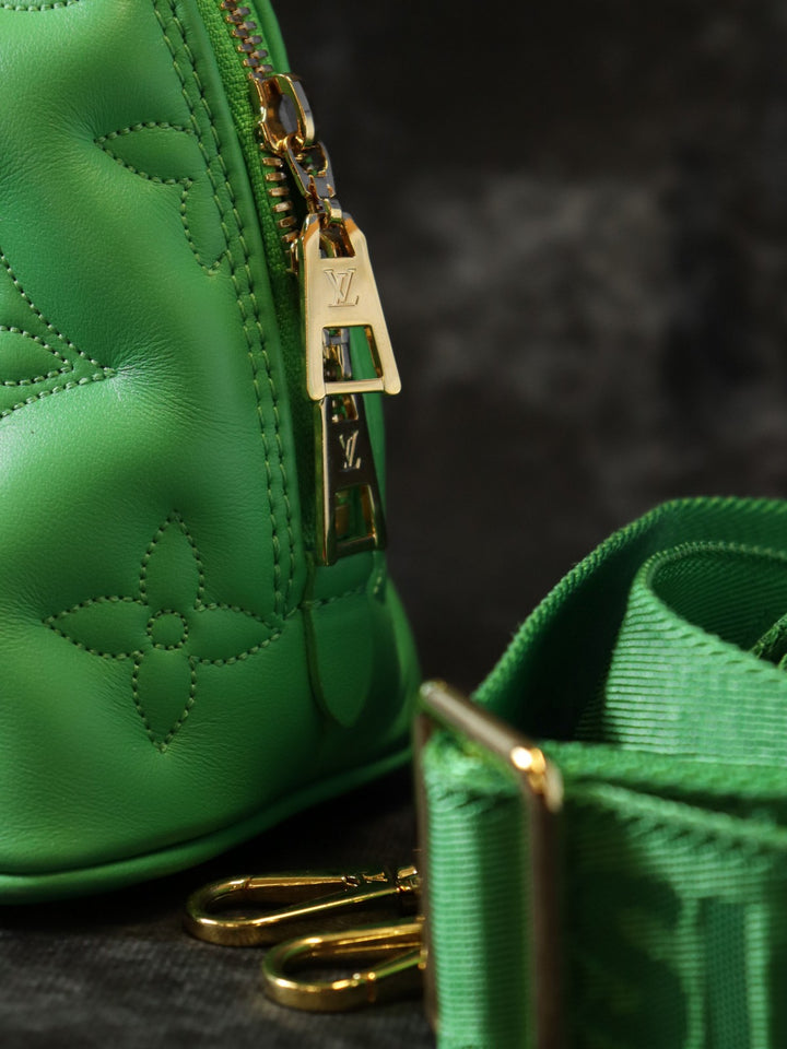 LOUIS VUITTON ルイ・ヴィトン アルマ・ソフトBB M21918 ハンドバッグ ショルダーバッグ2wayミニバッグ バブルグラム カーフレザー グリーン 緑