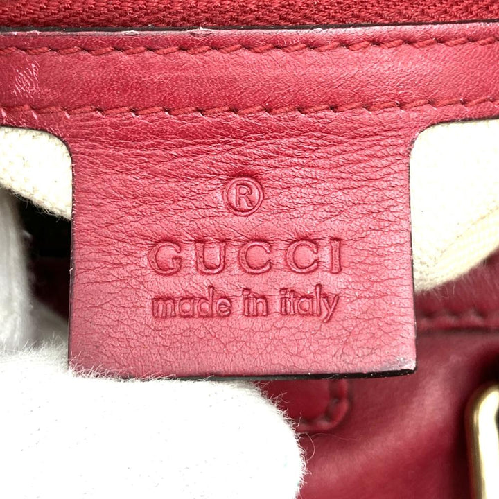 GUCCI グッチ 269876 ミニボストンバッグ ハンドバッグ レザー レッド