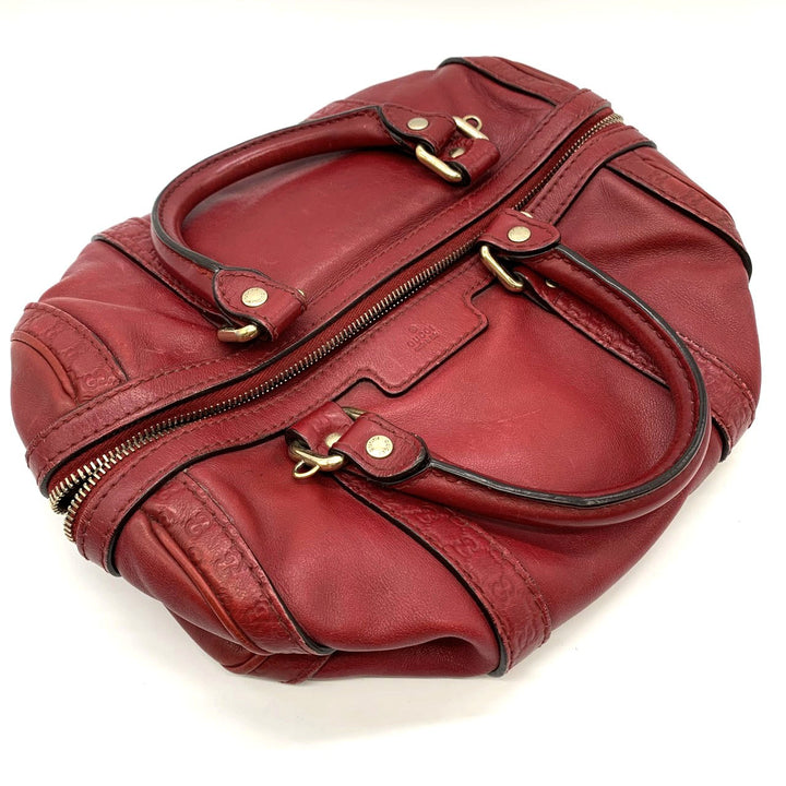 GUCCI グッチ 269876 ミニボストンバッグ ハンドバッグ レザー レッド