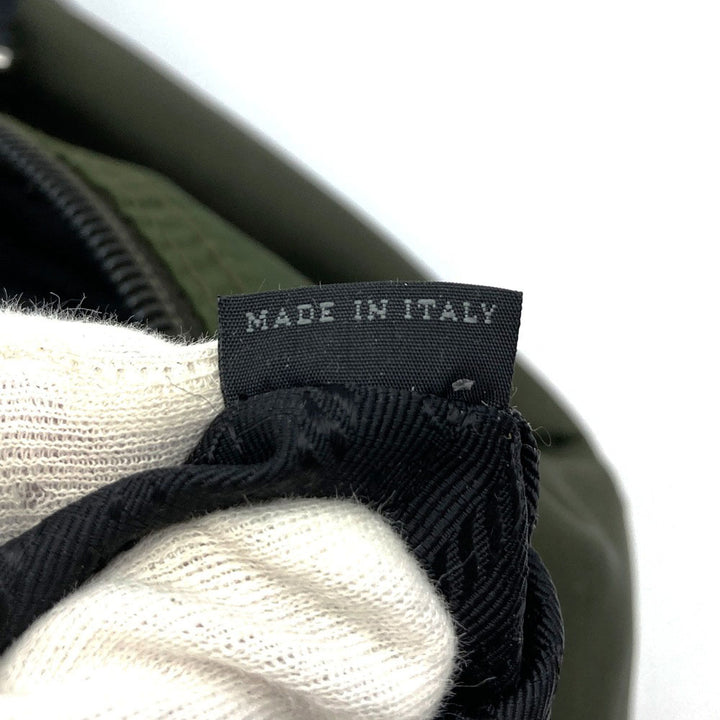 PRADA プラダ ショルダーバッグ ナイロン カーキ