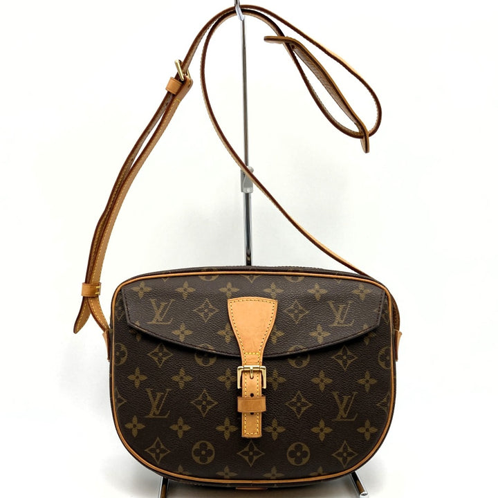 LOUIS VUITTON ルイ・ヴィトン ジュヌフィーユ ショルダーバッグ 斜め掛け ブラウン モノグラムキャンバス PVC M51226 LV L/V ビトン