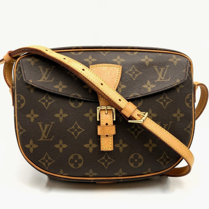 LOUIS VUITTON ルイ・ヴィトン ジュヌフィーユ ショルダーバッグ 斜め掛け ブラウン モノグラムキャンバス PVC M51226 LV L/V ビトン