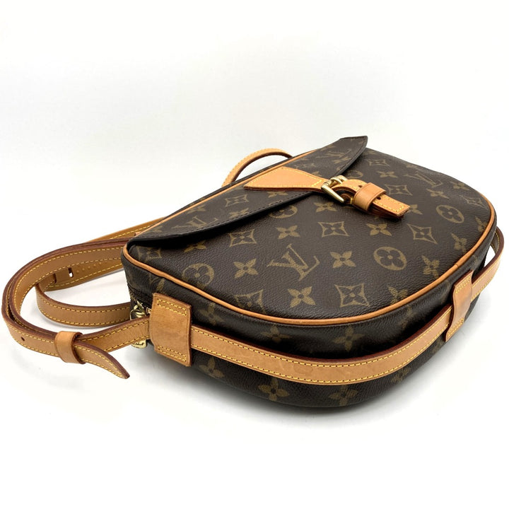LOUIS VUITTON ルイ・ヴィトン ジュヌフィーユ ショルダーバッグ 斜め掛け ブラウン モノグラムキャンバス PVC M51226 LV L/V ビトン
