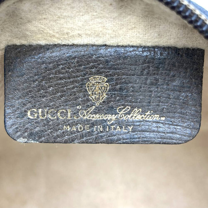 GUCCI グッチ クラッチバッグ セカンドバッグ ポーチ GGスプリーム シェリー ブラウン オールド ヴィンテージ