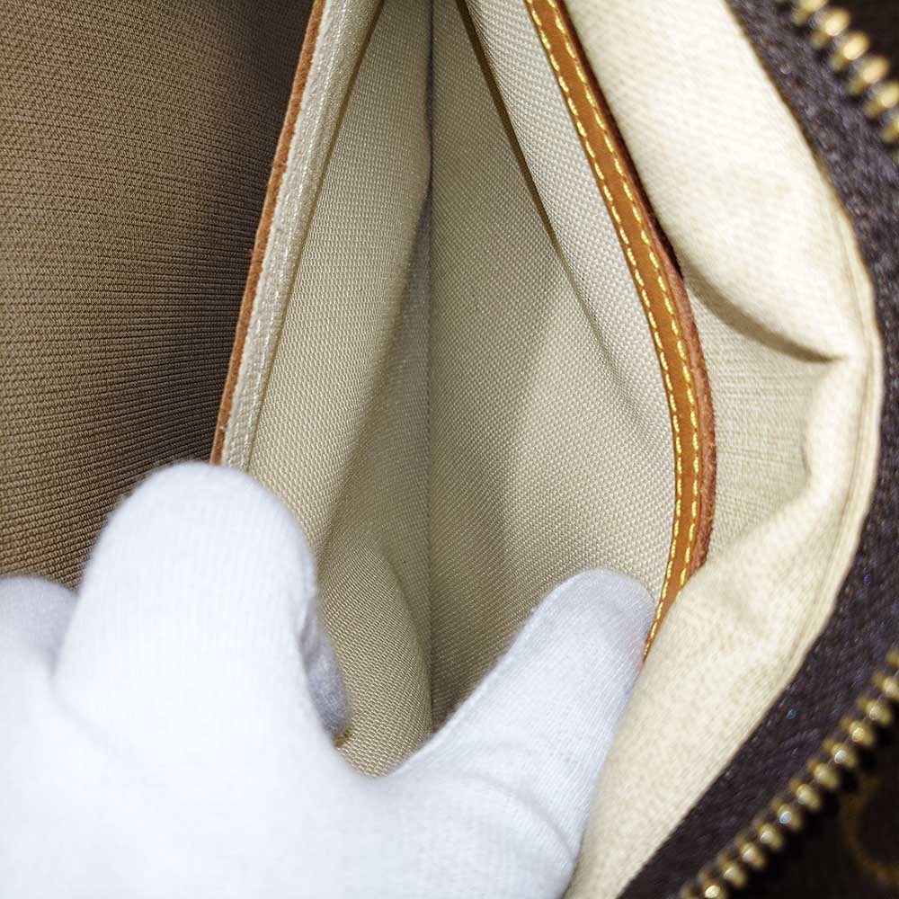 LOUIS VUITTON ルイ・ヴィトン M45254 リポーターPM 斜め掛け ショルダーバッグ ブラウン モノグラムキャンバス PVC