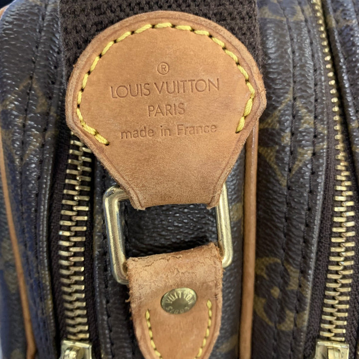 LOUIS VUITTON ルイ・ヴィトン M45254 リポーターPM 斜め掛け ショルダーバッグ ブラウン モノグラムキャンバス PVC