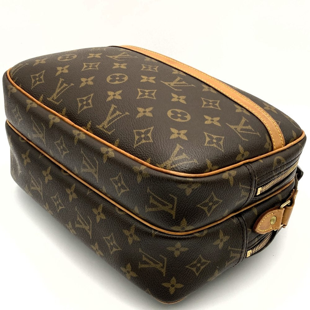 LOUIS VUITTON ルイ・ヴィトン M45254 リポーターPM 斜め掛け ショルダーバッグ ブラウン モノグラムキャンバス PVC