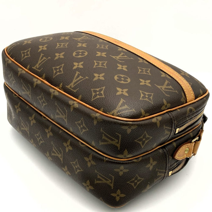 LOUIS VUITTON ルイ・ヴィトン M45254 リポーターPM 斜め掛け ショルダーバッグ ブラウン モノグラムキャンバス PVC
