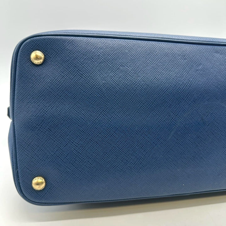 PRADA プラダ ハンドバッグ トートバッグ サフィアーノ ザー ブルー ヴィンテージ ブランド