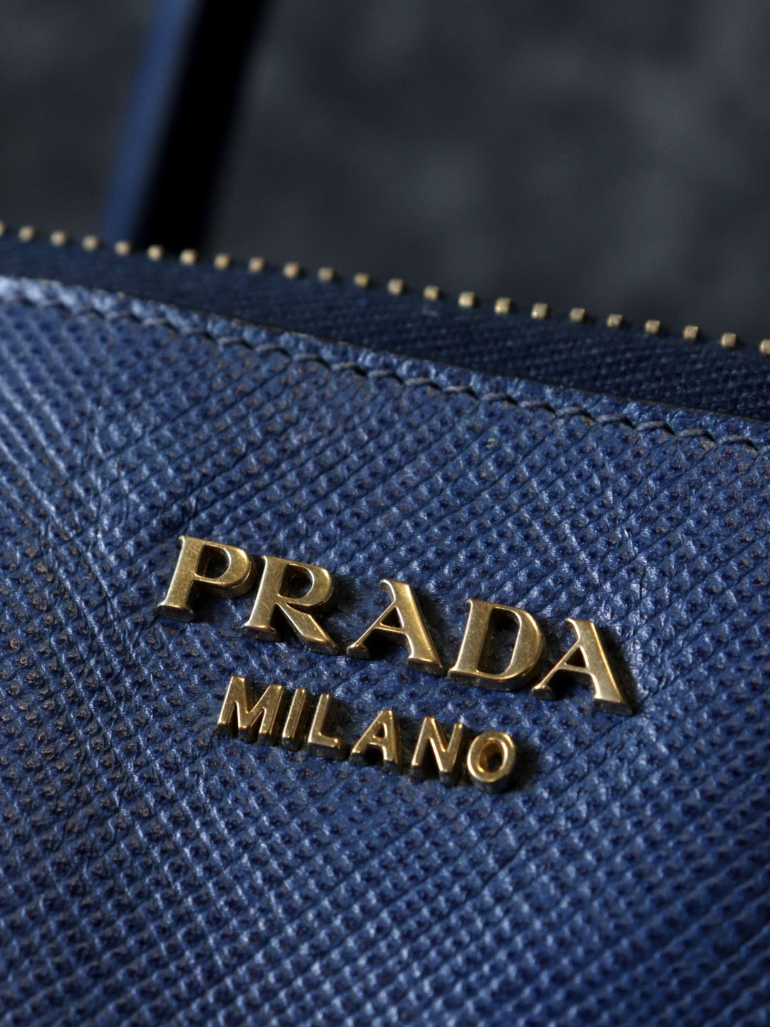 PRADA プラダ ハンドバッグ トートバッグ サフィアーノ ザー ブルー ヴィンテージ ブランド