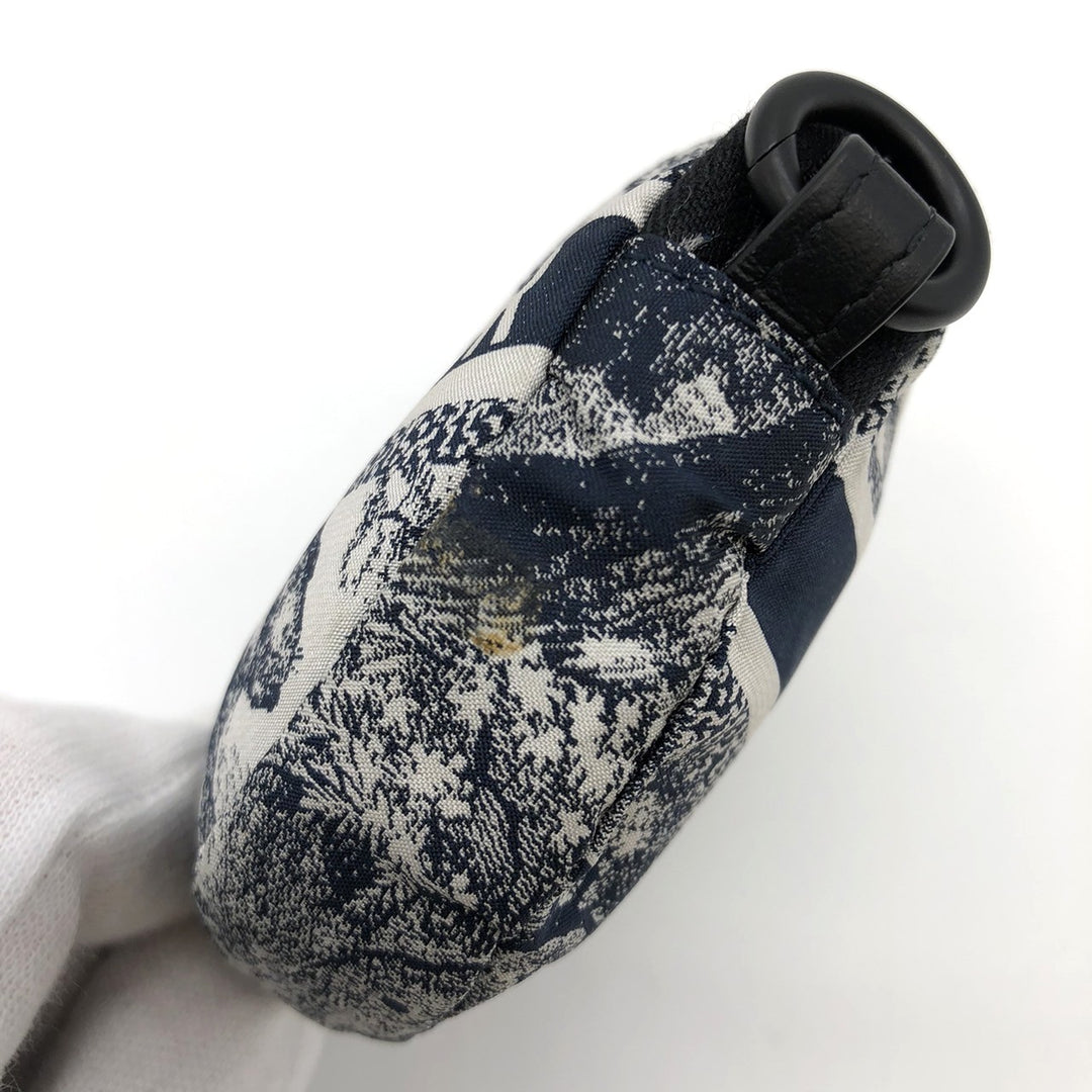 Christian Dior クリスチャンディオール トワル ドゥ ジュイ コインケース ホワイト/ブルー 白/青 タイガー 虎 ファブリック