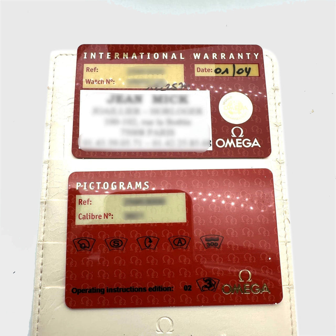 OMEGA オメガ 2595.30 シーマスター アプネア マイヨール クロノグラフ 腕時計 自動巻き ホワイト