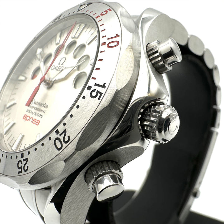 OMEGA オメガ 2595.30 シーマスター アプネア マイヨール クロノグラフ 腕時計 自動巻き ホワイト