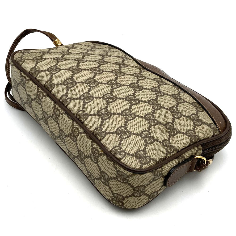 GUCCI グッチ GGスプリーム ショルダーバッグ ポシェット ブラウン オールド ヴィンテージ