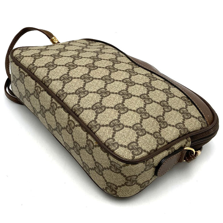 GUCCI グッチ GGスプリーム ショルダーバッグ ポシェット ブラウン オールド ヴィンテージ