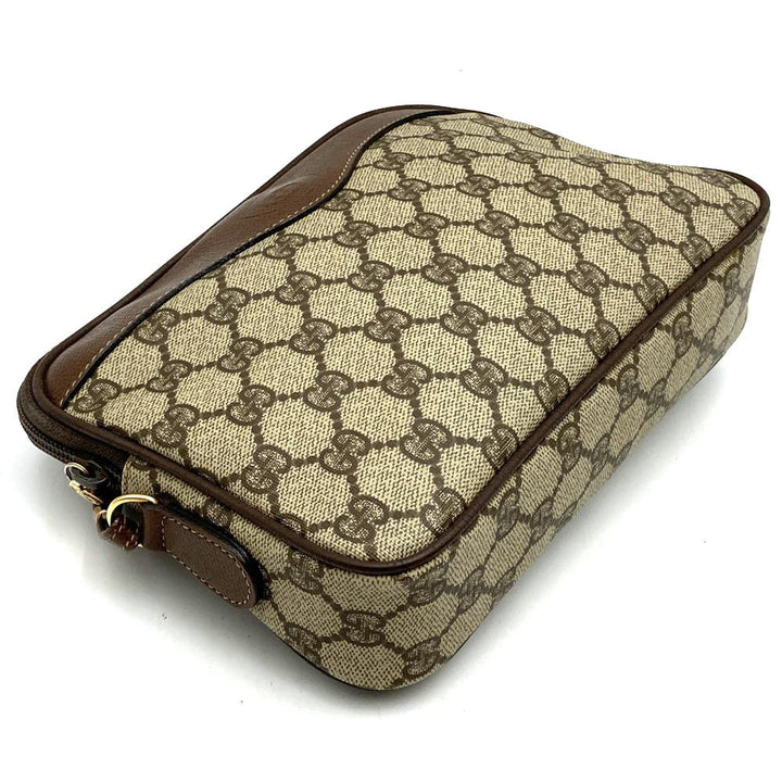 GUCCI グッチ GGスプリーム ショルダーバッグ ポシェット ブラウン オールド ヴィンテージ