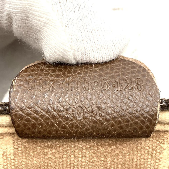 GUCCI グッチ GGスプリーム ショルダーバッグ ポシェット ブラウン オールド ヴィンテージ