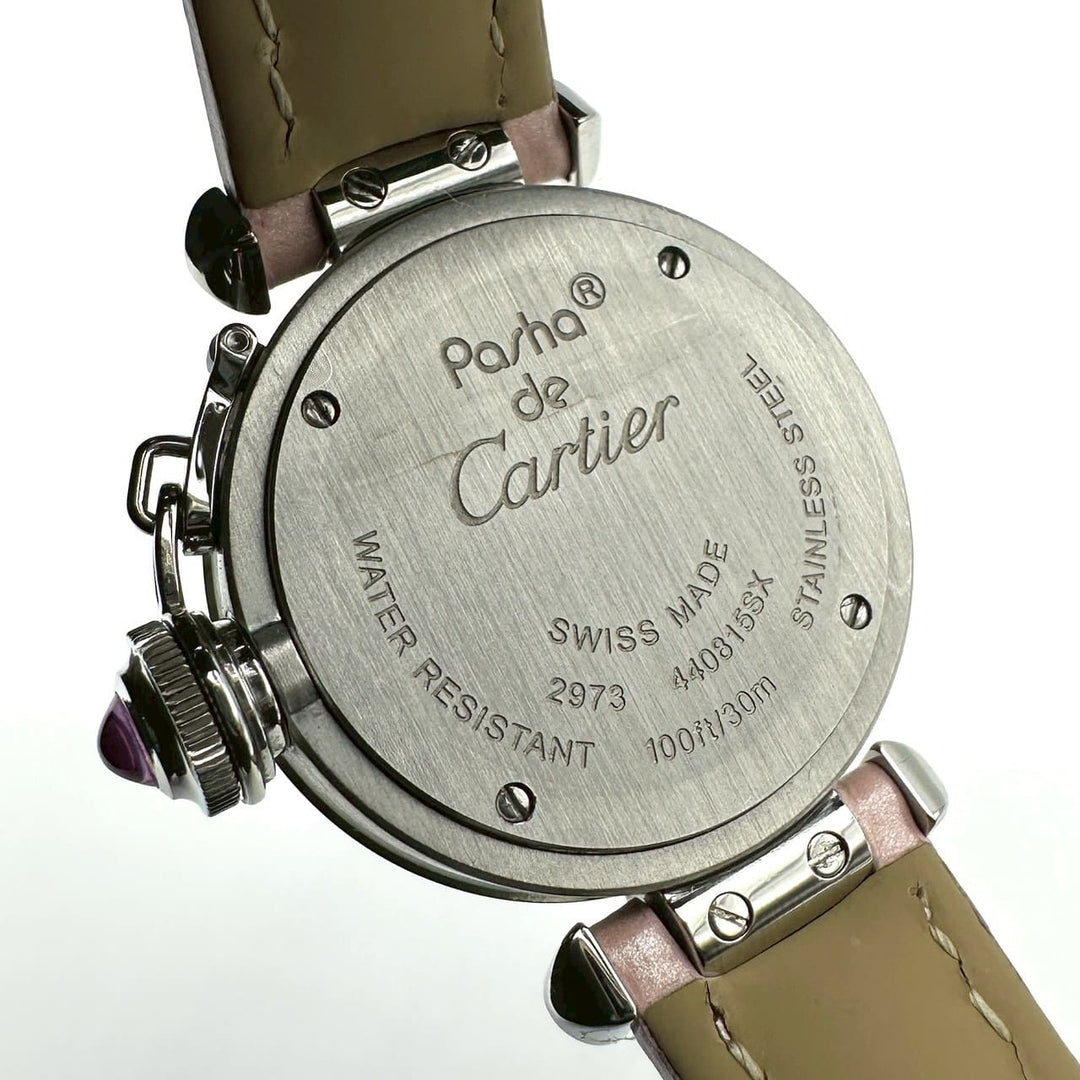 美品 Cartier カルティエ W3140026 ミスパシャ 腕時計 クォーツ ピンク